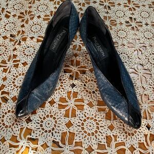 Vintage Philip Joseph Snakeskin Pumps Sz‎ 9.5